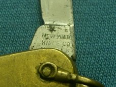 VINTAGE HAMMER BRAND USA NEW YORK KNIFE CO WALDEN GOLDINE FOLDING POCKET PEN JACK KNIVES OLD
