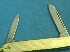 VINTAGE IMPERIAL PROV RI USA FOLDING POCKET WATCH FOB PEN JACK KNIVES OLD