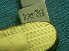 VINTAGE IMPERIAL PROV RI USA FOLDING POCKET WATCH FOB PEN JACK KNIVES OLD