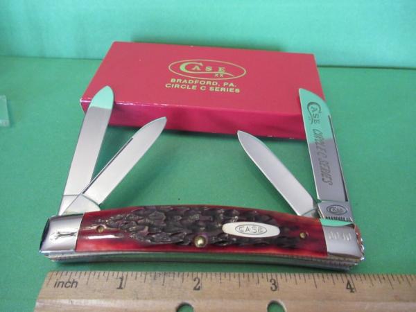 Case XX 1986 SFO Circle C Series Red Bone Congress Pattern # R64088 SS