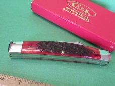 Case XX 1986 SFO Circle C Series Red Bone Congress Pattern # R64088 SS