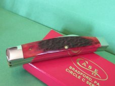 Case XX 1986 SFO Circle C Series Red Bone Congress Pattern # R64088 SS