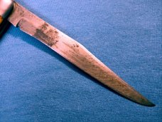 VINTAGE HIBBARD SPENCER BARTLETT BONE FOLDING POCKET TEXAS TOOTHPICK TICKLER FISH KNIFE KNIVES OLD