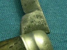 VINTAGE LEVERING A1 KNIFE CO NEW YORK BONE CONGRESS PEN JACK FOLDING POCKET KNIFE KNIVES OLD