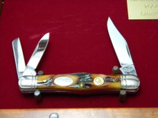 Canal Street Cutlery Co. USA 1st Year Prod. Stag Congress and Whittler Set in Display Box