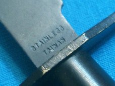 FURY 11847 SMALL HUNTING SKINNING BOWIE SURVIVAL TACTICAL NECK KNIFE KNIVES