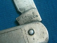 VINTAGE EAGLE KNIFE CO EASY OPEN JACK FOLDING POCKET PEN KNIFE KNIVES STAINLESS OLD