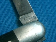VINTAGE CATTARAUGUS 22794 EQUAL END CIGAR PEN JACK FOLDING POCKET KNIFE KNIVES OLD K J QUINN AD