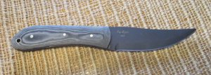 Jay Bigler fixed-blade knife dated 1998