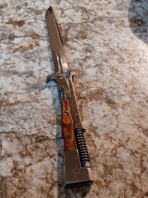 Vintage AK 47 Torsion Spring  Russian Prisons Knife. My last  one. 