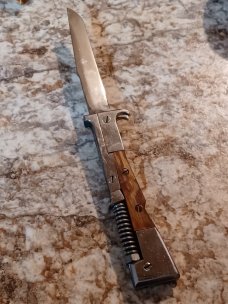 Vintage AK 47 Torsion Spring  Russian Prisons Knife. My last  one. 