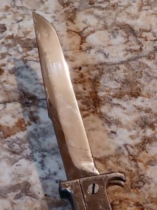 Vintage AK 47 Torsion Spring  Russian Prisons Knife. My last  one. 
