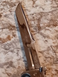 Vintage AK 47 Torsion Spring  Russian Prisons Knife. My last  one. 