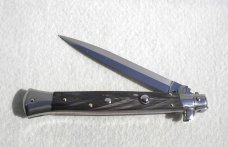 NEW FRANK BELTRAME 11" DARK HORN DAGGER BLADE ITALIAN STILETTO 