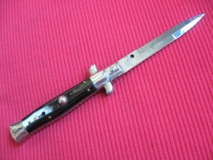 Vintage SUSCO 1950's Italian Picklock STILETTO 7" (18cm.) Switchblade Knife