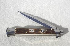NEW FRANK BELTRAME 11" GENUINE STAG ITALIAN STILETTO
