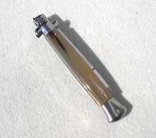 NEW FRANK BELTRAME 11" GENUINE LIGHT HORN ITALIAN STILETTO