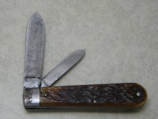 Vintage VOOS USA  Bone Bearhead Jack Knife