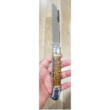 5 1/2 ",  Big Custom Made Bird's Head Bolster Knife, Premium Stag handle **New Year Sale**