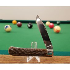3 1/2" Old Custom Made Knife, Premium Stag! **New Year Sale**