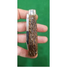 3 1/2" Old Custom Made Knife, Premium Stag! **New Year Sale**