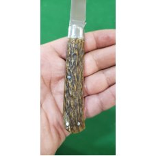 3 1/2" Old Custom Made Knife, Premium Stag! **New Year Sale**