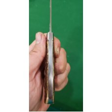 3 1/2" Old Custom Made Knife, Premium Stag! **New Year Sale**