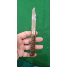 3 1/2" Old Custom Made Knife, Premium Stag! **New Year Sale**