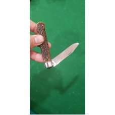 3 1/2" Old Custom Made Knife, Premium Stag! **New Year Sale**