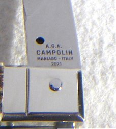NEW AGA CAMPOLIN 12" ITALIAN SICILIANO STAG RING PULL 4 MILLIMETER BLADE, NICKEL SILVER BOLSTERS 