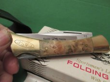 Case XX 1972 Curly Maple Shark Tooth Pattern # 7197-SSP