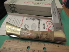 Case XX 1972 Curly Maple Shark Tooth Pattern # 7197-SSP