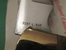 Case XX 1972 Curly Maple Shark Tooth Pattern # 7197-SSP