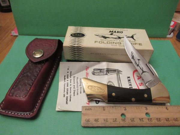 Case XX 1982 Paka wood Mako Pattern # P158L-SSP Case XX 1982 Paka wood Mako Pattern # P158L-SSP