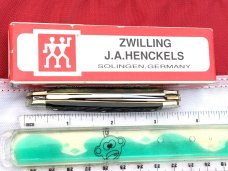 J A Henckels Whittler Pocket Knife w/ Mountain Moss Green Handles +Red Shield -NOS