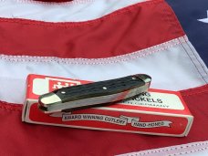 J A Henckels Whittler Pocket Knife w/ Mountain Moss Green Handles +Red Shield -NOS