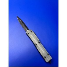 Microtech UTX-70 DE OTF Automatic Knife Natural Jade G-10