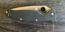  Spyderco Resilience Folding Knife 4-1/4" Satin Plain Blade