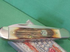 Case XX 2021 Burnt Natural Bone Barnwood Jig Warncliff Copperhead Pattern # 6149W SS