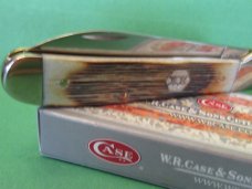 Case XX 2021 Burnt Natural Bone Barnwood Jig Warncliff Copperhead Pattern # 6149W SS