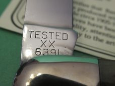 Case Classic 1991 Red Banana Bone Anglo Saxon Whittler Pattern # R6391 
