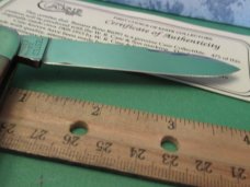Case Classic 1991 Red Banana Bone Anglo Saxon Whittler Pattern # R6391 