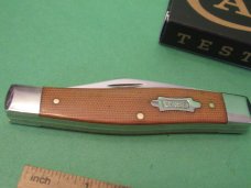 Case XX 2022 Natural Canvas Micarta Large Stockman Pattern # 10375 SS