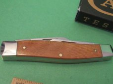 Case XX 2022 Natural Canvas Micarta Large Stockman Pattern # 10375 SS