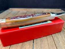 Robeson by Queen Cattle Stockman Amber Jigged Bone