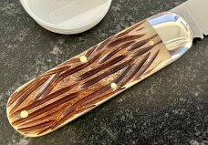 Great Eastern Cutlery Tidioute 363122 Toenail Clipper, India Jigged Bone Handle, GEC 36, New #2