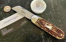 Great Eastern Cutlery Tidioute 363122 Toenail Clipper, India Jigged Bone Handle, GEC 36, New #2