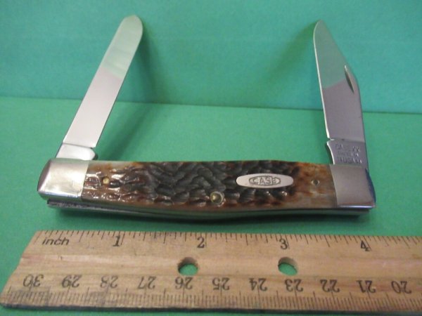 Case XX 1990 Missing Dot Knife Brown Bone Pattern #6275 SP