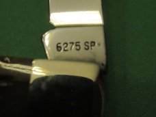 Case XX 1990 Missing Dot Knife Brown Bone Pattern #6275 SP