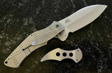 Rare Kershaw Junkyard Dog 1725SG2, Tim Galyean Design, Used